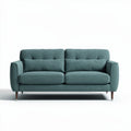 Canapé en tissu bleu canard 180 x 90 x 85 cm avec pieds en métal